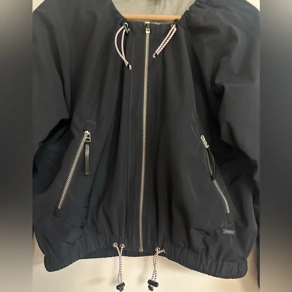 Athleta Black Bomber Jacket for Women - Picture 3 of 16